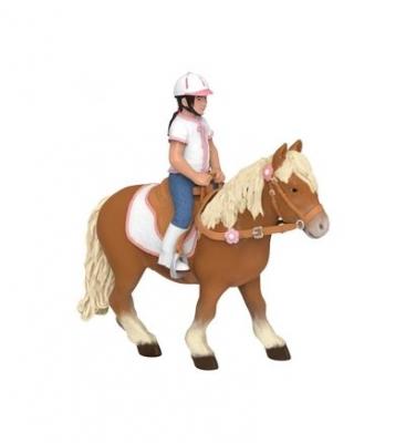 PAPO  - Poney Shetland avec selle