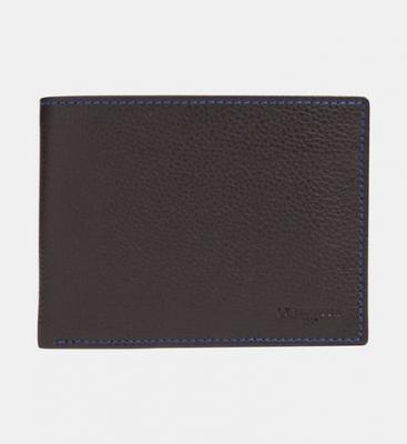 LE TANNEUR  Portefeuille Horizontal Zipp&eacute; Charles Cuir  Noir