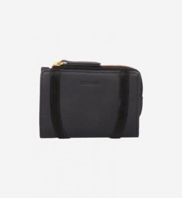 NAT & NIN Portefeuille Roza en cuir Noir 