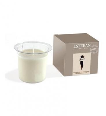 ESTEBAN PARIS PARFUMS Recharge pour bougie parfum&eacute;e C&egrave;dre - Esteban