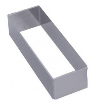 DEBUYER  - Cercle Forme inox - Rectangle angles vifs : Longueur 12 cm
