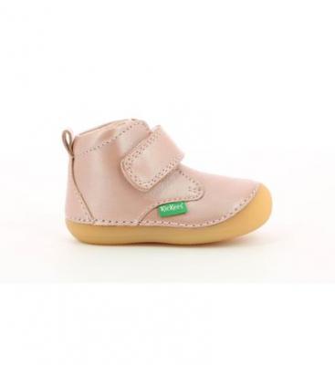 KICKERS  Sabio, Plat Oxford Mixte Enfant, 18 EU, Gris Gris 12