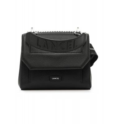 LANCEL Sac &Agrave; Main S Ninon Cuir  Noir