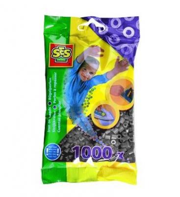  SES Creative perles Beedzde repassage en plastique 1000 pi&egrave;ces gris