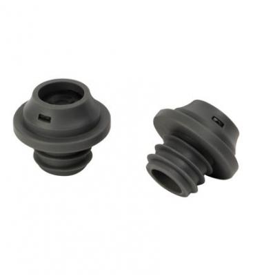 SCREWPULL Set de 2 bouchons pour pompe &agrave; vin WA138 Gris Le Creuset