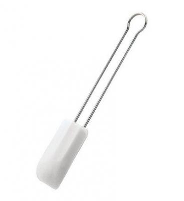 ROSLE R&ouml;sle - L&egrave;che plat en silicone blanc 26cm x 5cm