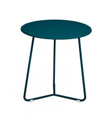 FERMOB Table d'appoint - tabouret bas Cocotte  Bleu acapulco