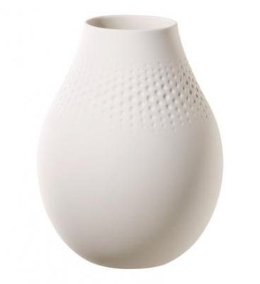 VILLEROY & BOCH Manufacture Collier blanc Vase Perle haut Blanc 