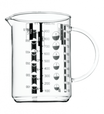 WMF Verre doseur gradu&eacute; GOURMET 1 L Blanc 