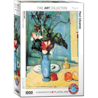 EUROGRAPHICS Puzzles - Le Vase bleu - d&eacute;tail - puzzle - 1000 pi&egrave;ces
