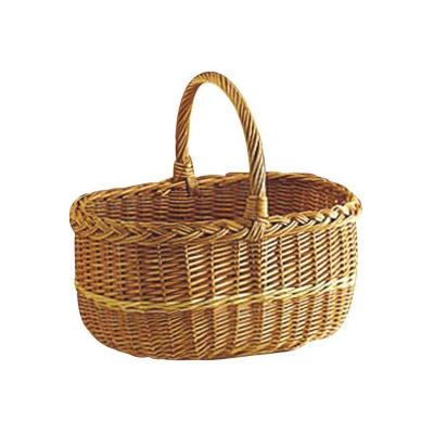 AUBRY GASPARD  Panier Lucette en osier buff avec anse