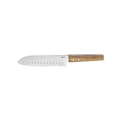 BEKA Couteau santoku Nomad 18 cm en acacia - - Argent - Inox