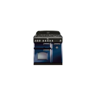 FALCON Cuisini&egrave;re  classic deluxe 90 - Bleu/chrome - CDL90DFRB/C-EU