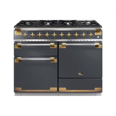 FALCON Cuisini&egrave;re  ELISE 110 Mixte Ardoise/Laiton Antique- ELS110DFSL/AB-EU