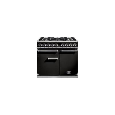 FALCON Piano de cuisson  NOIR CHROME 100 CM GAZ F1000DXDFBL/CM-EU