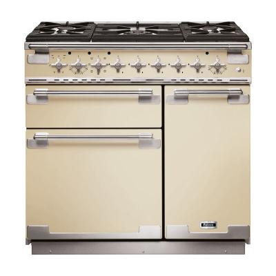 Cuisini&egrave;re FALCON ELISE 90 Mixte cr&egrave;me/Nickel bross&eacute; - ELS90DFCR/-EU