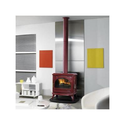 GODIN Po&ecirc;le &agrave; bois fonte &eacute;maill&eacute; 11kw prune - 366101prune CDP-366101000370