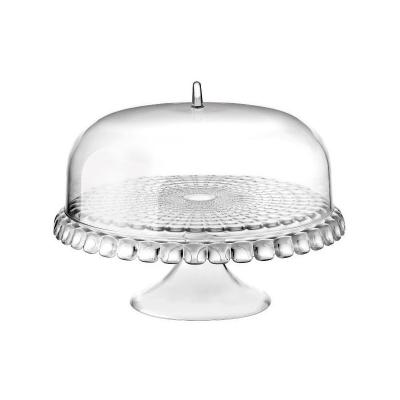 GUZZINI Pr&eacute;sentoir &agrave; g&acirc;teau sur pied avec cloche 36 cm Tiffany transparent - - Transparent - Plastique