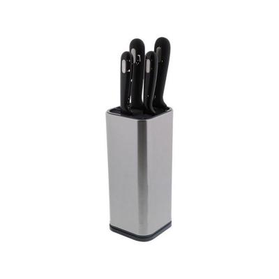 JEAN DUBOST Bloc 4 couteaux inox bross&eacute;