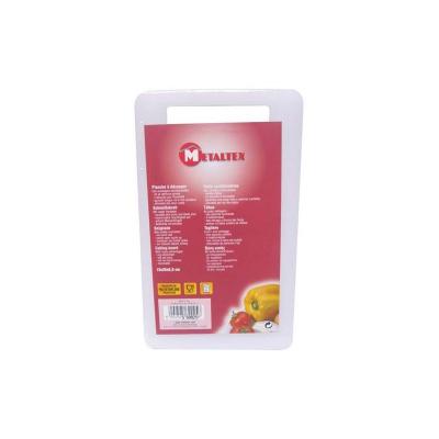 METALTEX SOREPRO Metaltex 569238 Planche Dcouper Polythylne Avec Rigole 27 X 39 X 1,1cm
