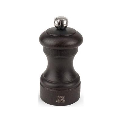 PEUGEOT Bistro Moulin &agrave; sel manuel en bois couleur chocolat 10 cm