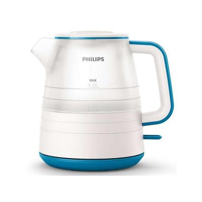 PHILIPS Bouilloire Daily 2200w 0,8l Blanc Bleu  - Hd9344.10