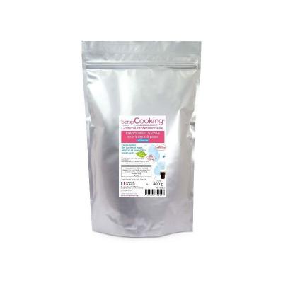 SCRAPCOOKING Pr&eacute;paration pour barbe &agrave; papa bleue 400 g - 