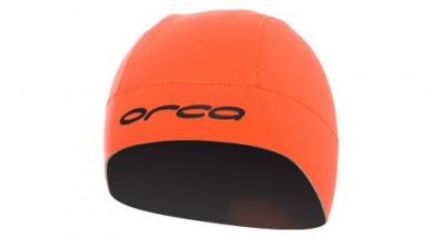 ORCA Bonnet de natation  Swim Hat orange noir - XXL