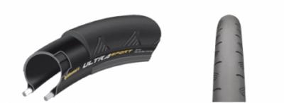 CONTINENTAL Pneu v&eacute;lo  Ultra Sport III 700x23C noir TS 180 tpi