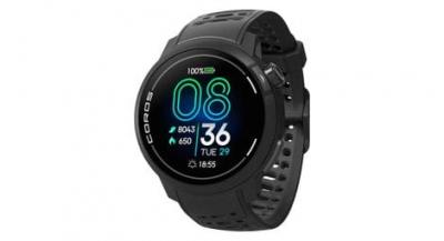 COROS Montre connect&eacute;e sport GPS &eacute;cran AMOLED, Pace Pro noir - 
