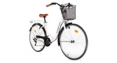 MOMABIKES V&eacute;lo de ville city classic 28, aluminium shimano 18v BIC28BUN 