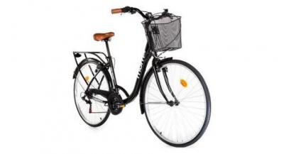 MOMABIKES V&eacute;lo de ville city classic 28, aluminium shimano 18v BIC28NUN 
