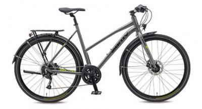 MONTY Velo de ville  rock shimano altus 9v 700 mm argent jaune