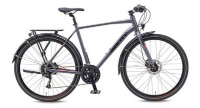 MONTY Velo de ville  rock shimano altus 9v 700 mm argent orange