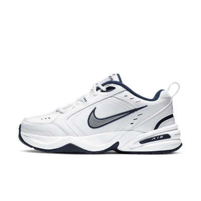 NIKE  Homme Air Monarch Iv Chaussures de Fitness, Blanc (White/Metallic Silver 102), 49.5 EU