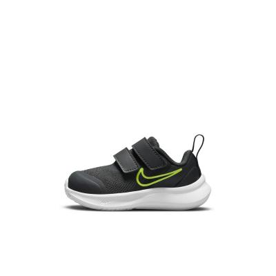 NIKE  Star Runner 3 - Gris - Chaussures Velcro Gar&ccedil;on sports taille 25