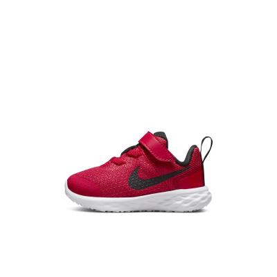 NIKE  Revolution 6 - Rouge - Chaussures Velcro Gar&ccedil;on sports taille 21