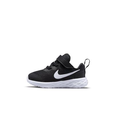 NIKE  Revolution 6 Baby/Toddler Shoes, Black White DK Smoke Grey, 27 EU