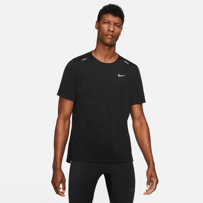 NIKE Haut de running &agrave; manches courtes Dri-FIT  Rise 365 pour homme - Noir