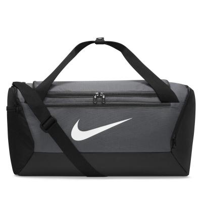 NIKE  Brsla-9.5 Sac de Sport, Gris Fer/Noir/Blanc, Taille Unique Mixte