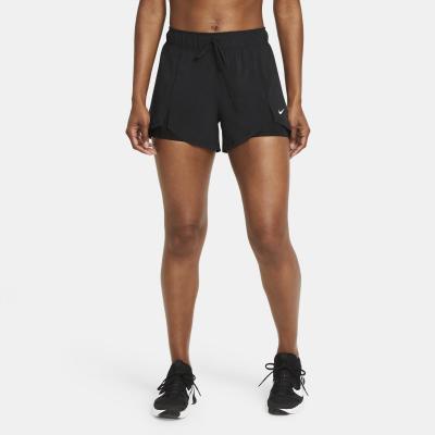 NIKE Short d'entra&icirc;nement  Femmes Dri-FIT Flex Essential 2-en-1 noir