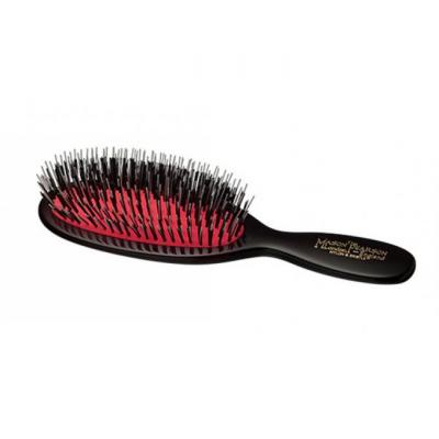 MASON PEARSON  Boar Bristle & Nylon Brosse de poche Dark Ruby BN4