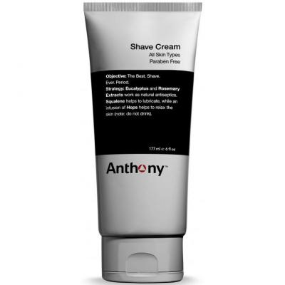 ANTHONY Cr&egrave;me &agrave; Raser sans parab&egrave;ne- D&eacute;tend la Peau