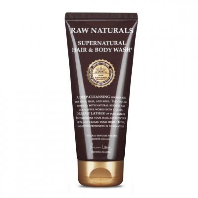 RAW  Naturals Lavage des Cheveux Corps Supernatural 200ml