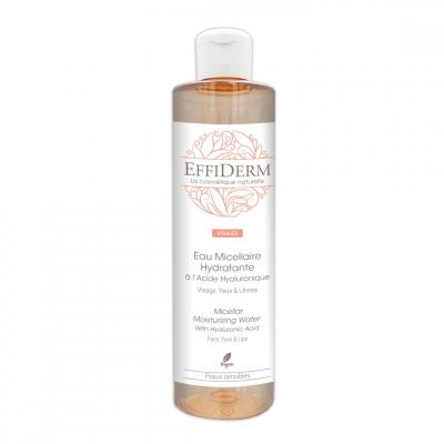 EFFIDERM  Eau micellaire hydratante &agrave; l'acide Hyaluronique T.U