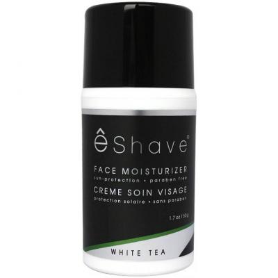 E SHAVE FACE MOISTURIZER - Hydratant Visage Th&eacute; Blanc-