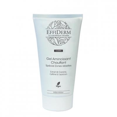 EFFIDERM Gel amincissant chauffant zones rebelles 125ml 