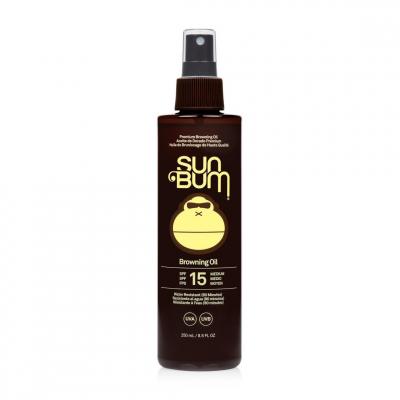 SUN BUM  Sun Care Huile brunissante &eacute;cran solaire SPF15 250 ml