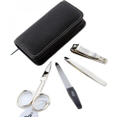 ALPEN SECRETS SET CUIR NOIR - ONGLES & EPILATION - 4 Pi&egrave;ces