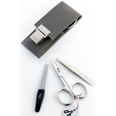ALPEN Set Noir Ongles & Epilation - Lime, Ciseaux, Pince